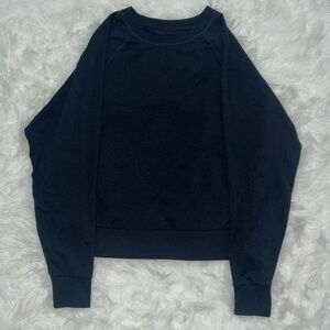 Vuori Black Heather Daydream Crew Long Sleeve  size small